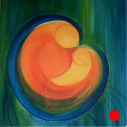 Geborgenheit I (50 x 50)